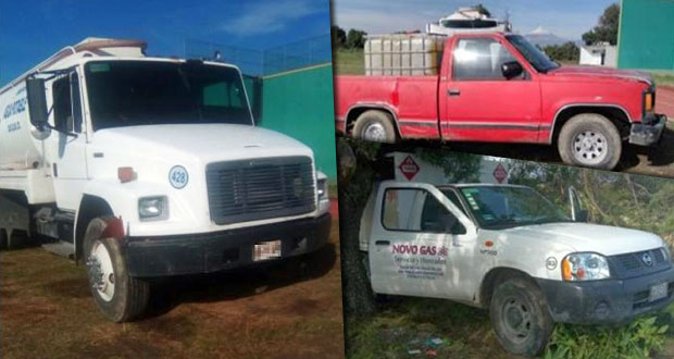 SSP asegura 12 vehículos y 5 mil 300 litros de combustible robado