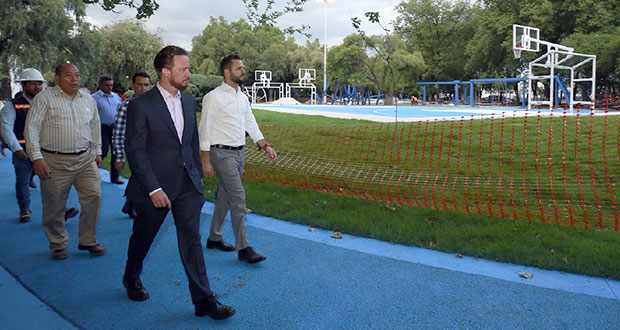 Parque Juárez y Paseo Bravo, con avance del 96% y 95%: Banck