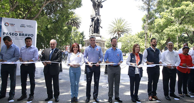 Gobierno estatal y municipal entregan rehabilitación de Paseo Bravo