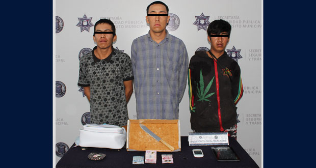 Detienen a 4 por asaltar a menor de edad