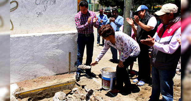 Construirán salón de usos múltiples en Chalchicomula de Sesma