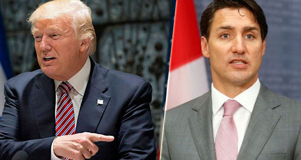 Renegociación de Tlcan terminaría próximo viernes: Trump y Trudeau