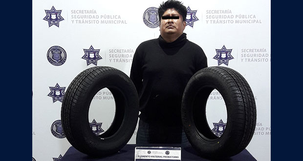 Detienen a probable asaltante de negocio en Santa Cruz Buenavista