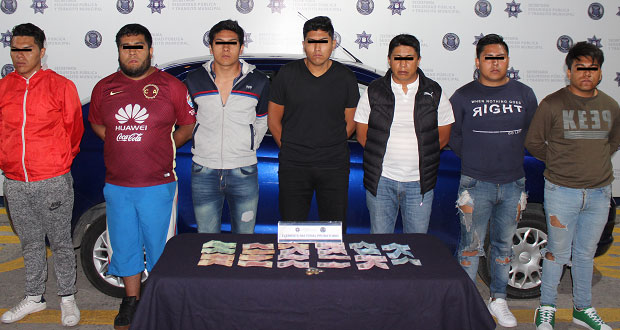 Caen 7 miembros de banda acusada de robo a negocio en Puebla