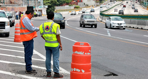 Reportan nuevo hundimiento en el Paso Express de Cuernavaca
