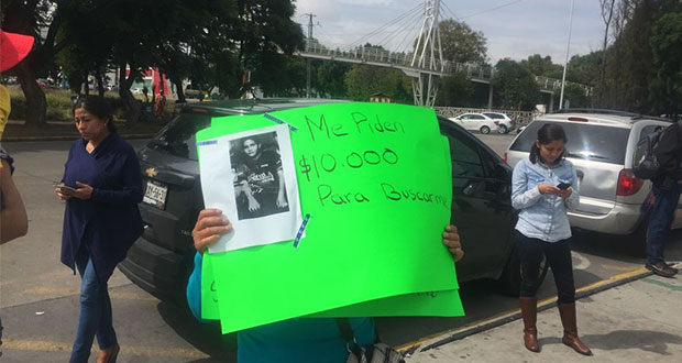 Exigen justicia familiares de víctimas de desaparición frente a FGE