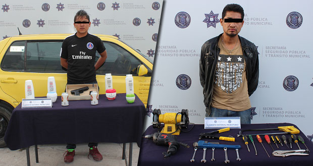 Detienen a sospechosos de robo a Bodega Aurrera y robo a una casa