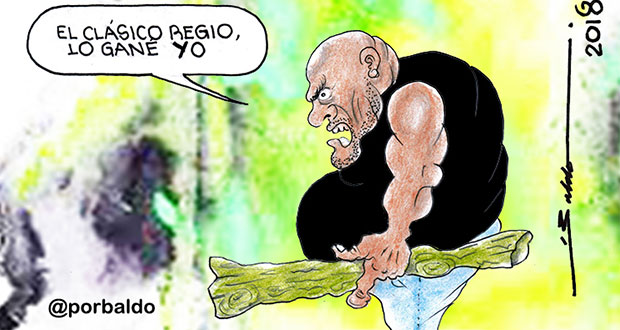 Caricatura: Vándalos ensombrecen el clásico regio