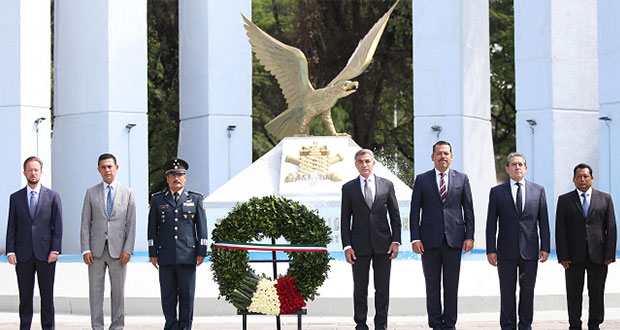 Conmemoran aniversario 171 de gesta de Niños Héroes de Chapultepec