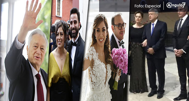 AMLO viene a Puebla a boda de su exvocero; llega Gali, Bartlett y morenistas