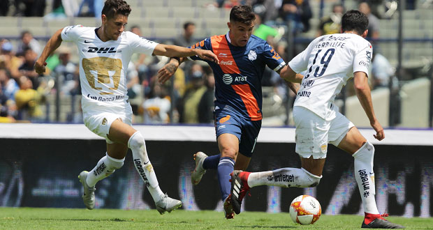 El Club Puebla saca empate de oro ante Pumas en C.U.