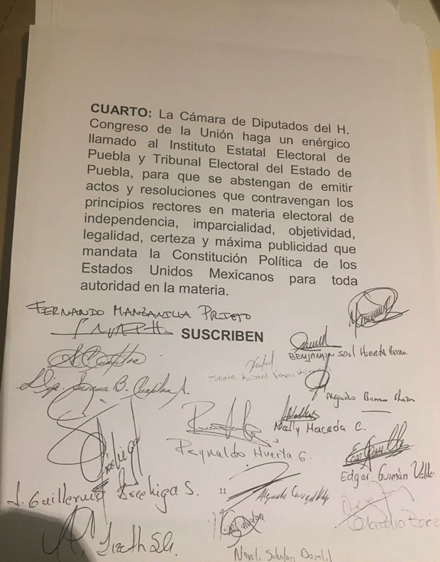 En San Lázaro, Morena exige investigar a Puebla por “intromisión” en comicios