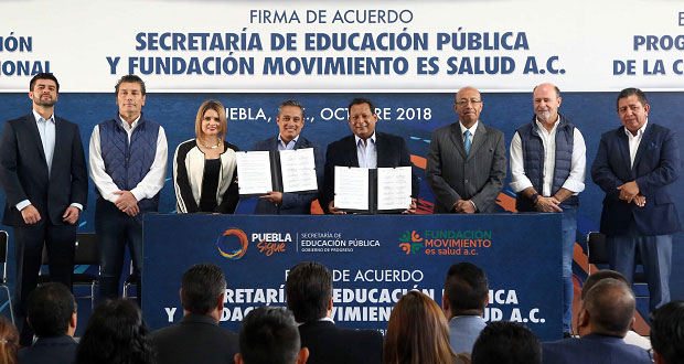 SEP estatal y fundación acuerdan promover deporte y salud en alumnos