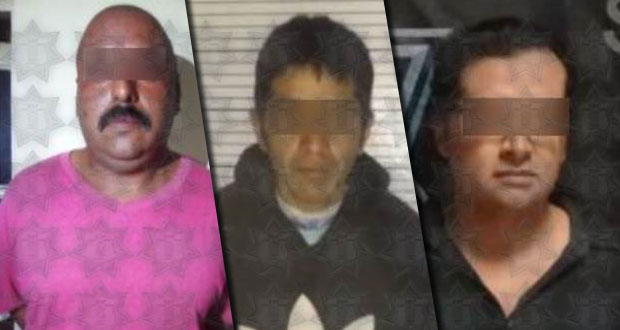 SSP detiene a tres personas en Puebla capital y Venustiano Carranza