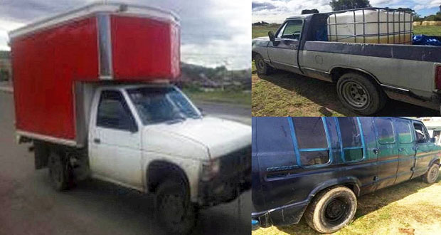 aseguran 14 vehículos con huachicol