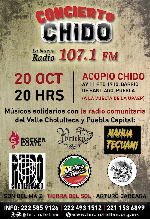 Con concierto, buscan fondos para radio indígena en Tlaxcalancingo