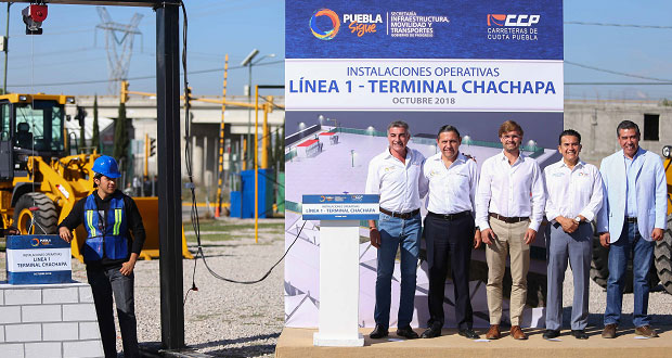 Gali colca primera piedra en terminal Chachapa de la L1 de RUTA