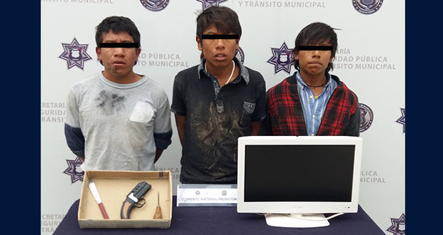 Ssptm detiene a tres presuntos violadores de una menor