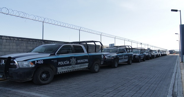 Ssptm de San Andrés Cholula recibe 20 patrullas reparadas
