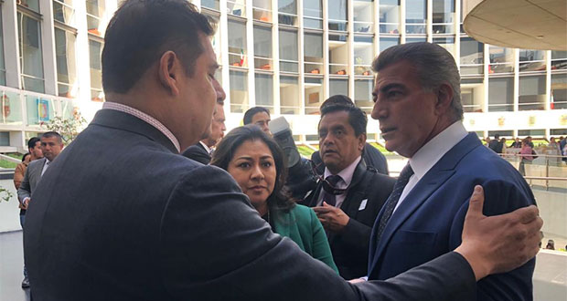 En visita al Senado, Armenta solicita a Gali combatir delincuencia