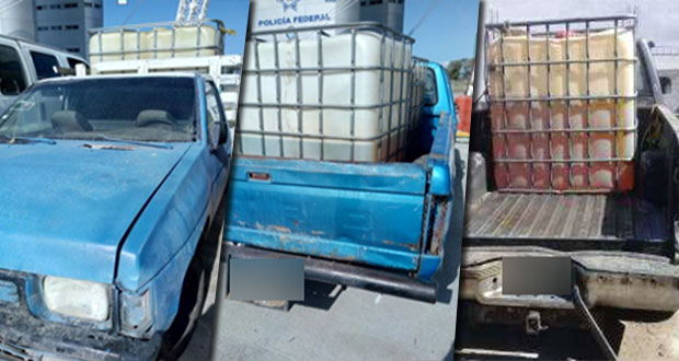 Sedena y SSP asegura 12 vehículos usados para huachicol