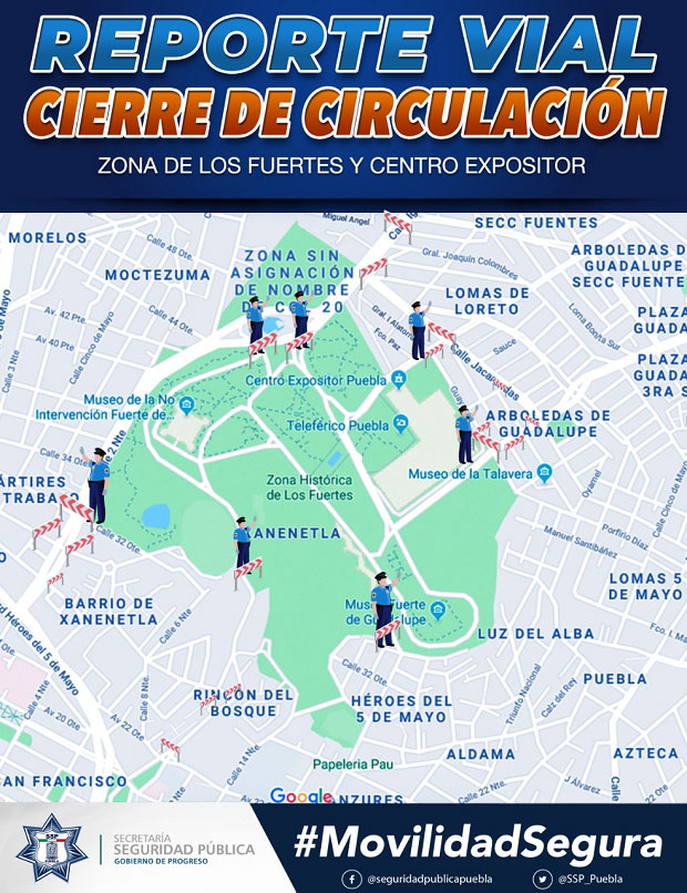 Checa las calles que cerrarán el jueves por el informe de Gali