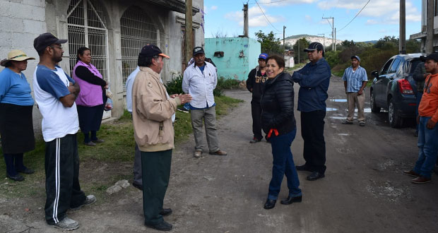 Inauguran tanque elevado, drenaje y adoquinamientos en Acajete