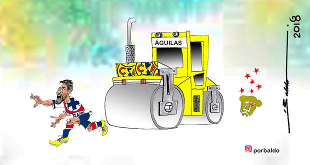 Caricatura: ¿Cruz Azul, la siguiente víctima del América?