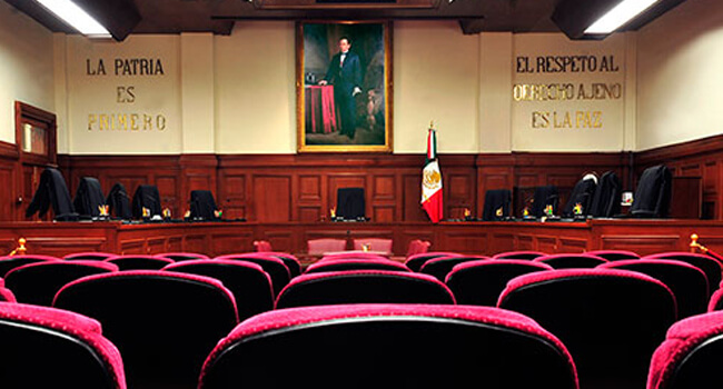 Presidente de la SCJN falta a sesión y reporta que tiene influenza