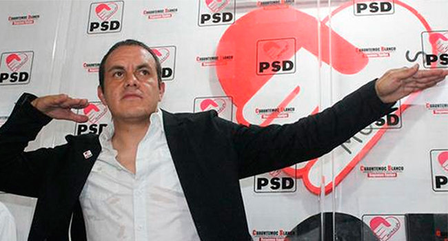 Cuauhtémoc Blanco firmó contrato de 7 mdp con PSD en 2015: peritaje