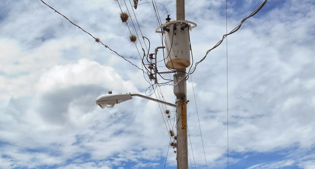 En San Pablo Anicano pide Antorcha sustituir postes de luz