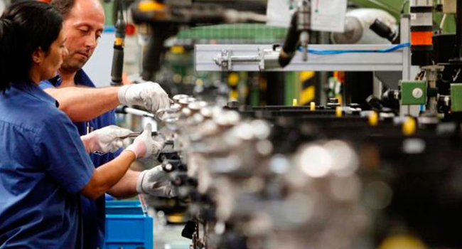 Empleos en manufactura caen 1.9% a tasa anual en noviembre de 2020