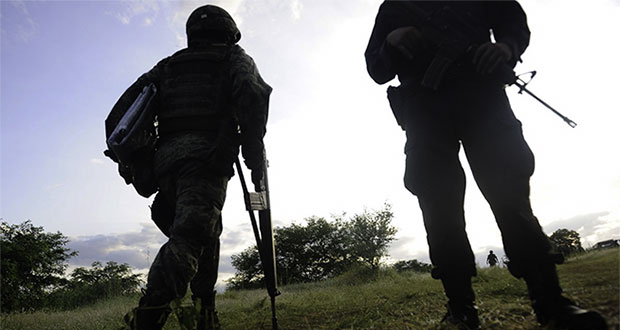En Serdán, enfrentamiento de militares y comando deja un herido