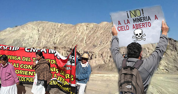 Campesinos poblanos viajan a Canadá para detener proyecto de minera