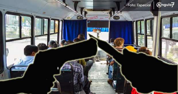 Con 86 robos en transporte público Puebla es 3er lugar