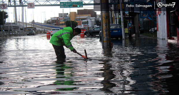 Atienden 7 de 51 puntos propenso a inundaciones en la Angelópolis
