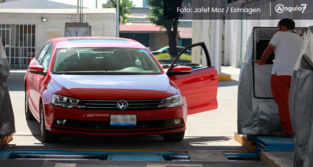En segundo semestre de 2017, 57% del parque vehicular de Puebla verificó