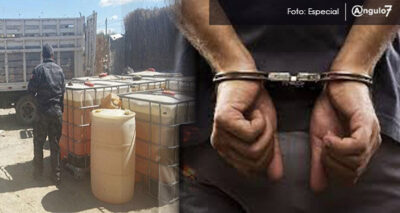 Dos expolicías municipales de Acatzingo fueron detenidos. Foto: Especial
