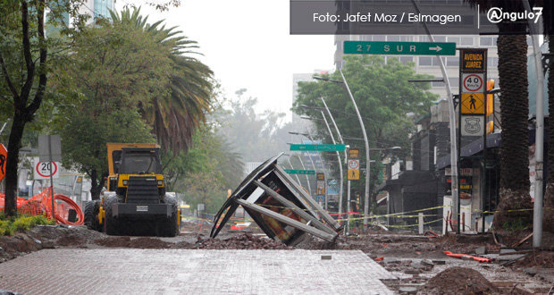 Segunda etapa de rehabilitación de la Juárez, lista en enero: Banck