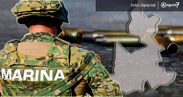 Enfrentamiento entre Marina y banda de ”El Kalimba” deja 2 muertos en Libres. Foto: Especial