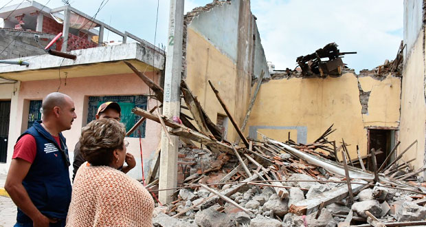 1 de cada 3 casas en Metepec se dañaron por sismo, afirman