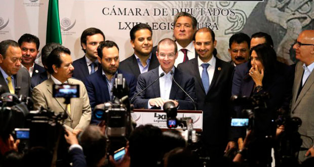 En Senado, PAN, PRD y MC presentan agenda legislativa conjunta