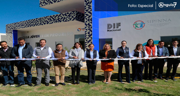 En Amozoc, DIF inaugura Casa Jóvenes en Progreso; costó 12 mdp. Foto: Especial