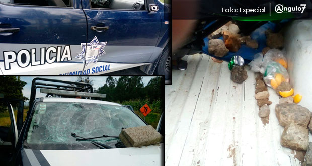 En Santa Rita Tlahuapan, pobladores lesionan a tres policias estatales