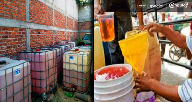 Detectan almacenamiento de combustible robado en 4 colonias de Puebla