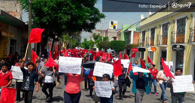 En Tehuacán, Antorcha exige resolver “irregularidades” del Oosapat
