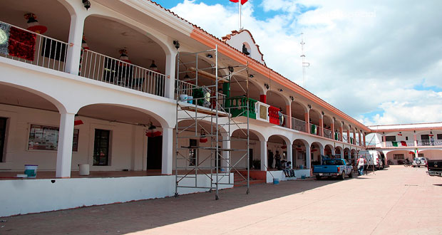 En Ocoyucan, ultiman preparativos para conmemorar fiestas patrias