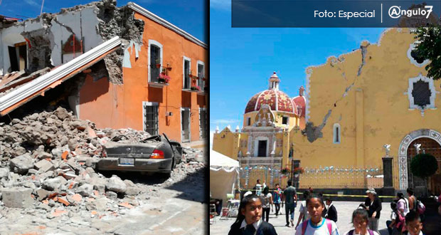 Gali declara a Atlixco zona de desastre; hubo derrumbes y caídas de bardas