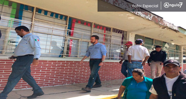 Tras sismo, daños en iglesias y escuela de juntas auxiliares: Banck