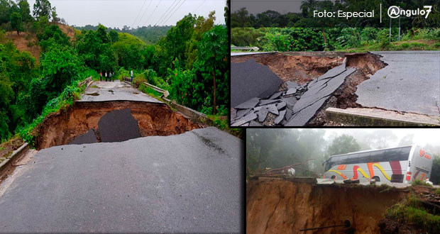 Aun hay 20 caminos sin atender en Puebla por paso de “Katia”: Vélez